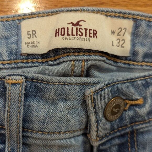 Hollister Size 27 5R Light Rinse Skinny Jeans V2 - Picture 6 of 6